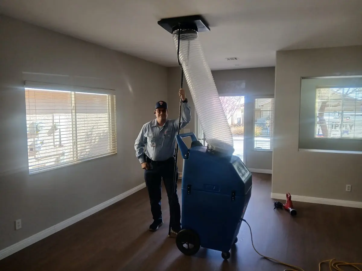 Professional Dryer Vent Cleaning work inside a Billings home